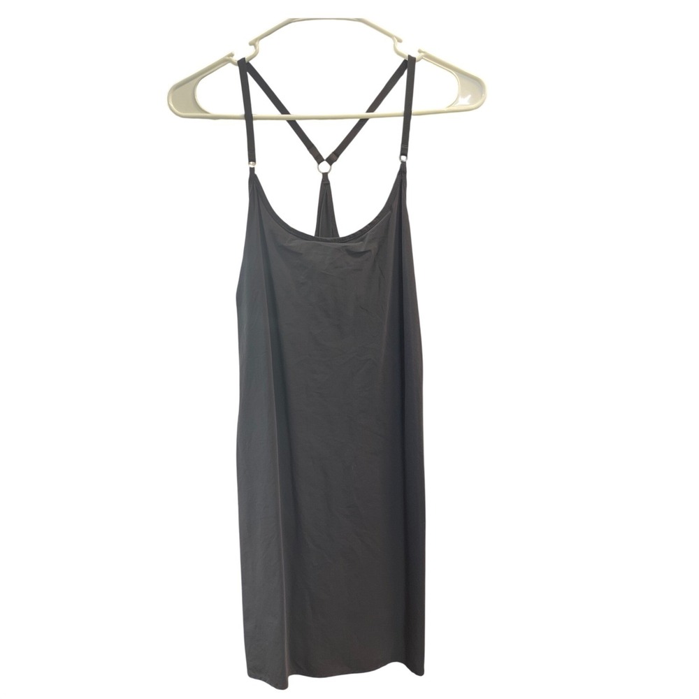 Calvin Klein Performance Women Black Active Dress Racerback O-Ring Stretch Small